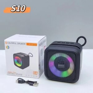 ​🎶 কালারফুল পোর্টেবল স্পিকার S10 🌈