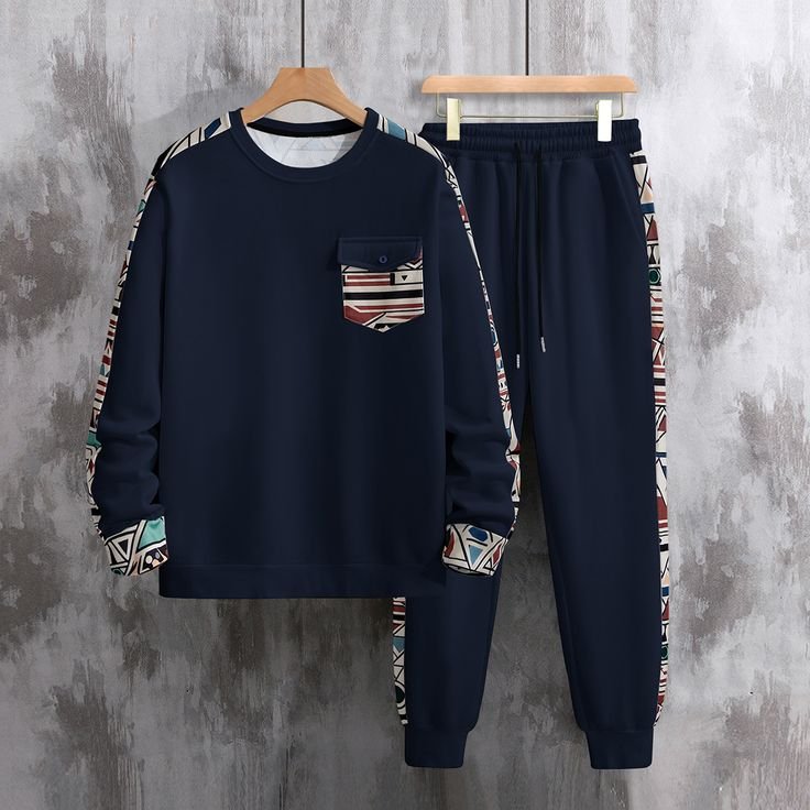 Full Slevee T-Shirt and Trouser Combo Set