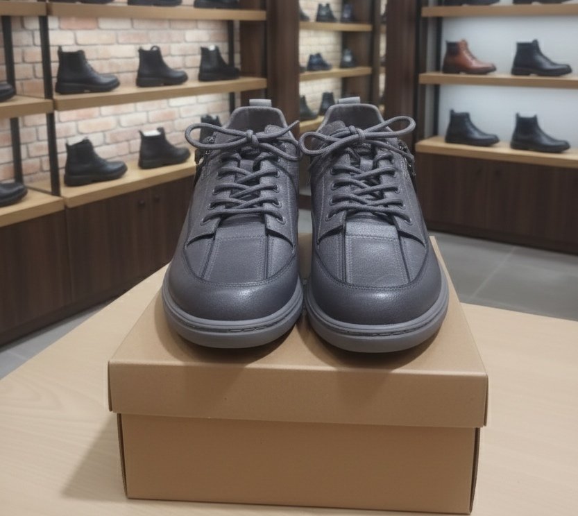 প্রিমিয়াম স্টাইলিশ ক্যাজুয়াল লেদার স্নিকার্স জুতা