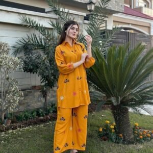 প্রিমিয়াম লিনেন এমব্রয়ডারি ২-পিস