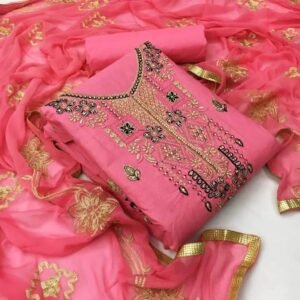 প্রিমিয়াম সিকোয়েন্স এমব্রয়ডারি জর্জেট সালোয়ার কামিজ