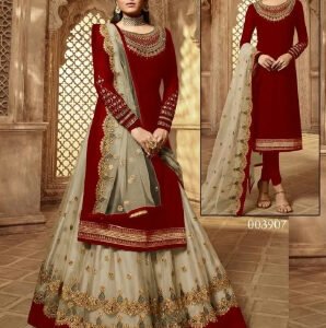 প্রিমিয়াম পার্টি ওয়্যার লেহেঙ্গা স্টাইল স্যুট