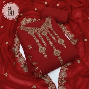 Embroidary Georjet Three Piece