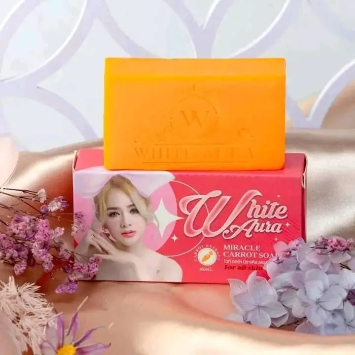 White Aura Miracle Carrot Soap