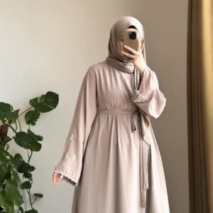 ​🌸 Flora Embroidery Borkha(হিজাবসহ)