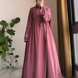 ​🌸 Flora Embroidery Borkha(হিজাবসহ)