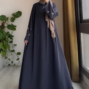 ​🌸 Flora Embroidery Borkha(হিজাবসহ)