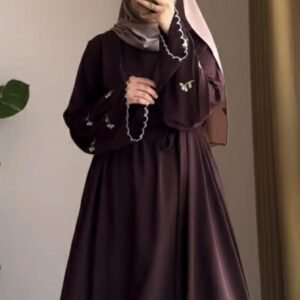 ​🌸 Flora Embroidery Borkha(হিজাবসহ)