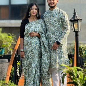 💖 প্রিমিয়াম কটন মিক্স ডিজিটাল প্রিন্ট কাপল সেট 💖