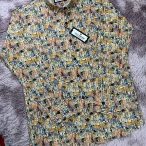 👕 প্রিমিয়াম ডিজিটাল প্রিন্ট ক্যাজুয়াল শার্ট (Snap Button)