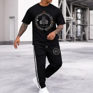 প্রিমিয়াম টি-শার্ট ও ট্রাউজার কম্বো সেট