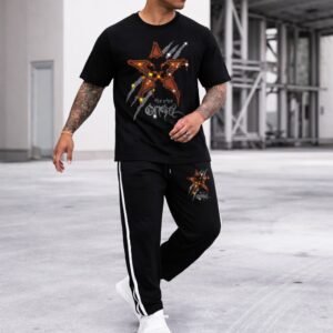 প্রিমিয়াম টি-শার্ট ও ট্রাউজার কম্বো সেট