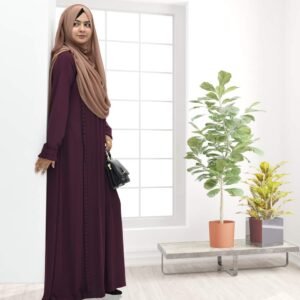 🥀কুচিকাটা গাউন বোরকা🥀(ফুলসেট)