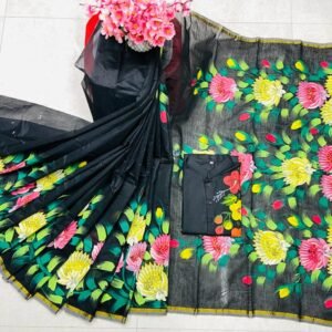 এক্সক্লুসিভ ট্রেডিশনাল হ্যান্ড প্রিন্ট কাপল সেট