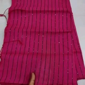 স্টাইলিশ চুমকি শাড়ি