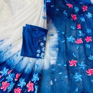 এক্সক্লুসিভ ট্রেডিশনাল হ্যান্ড প্রিন্ট কাপল সেট