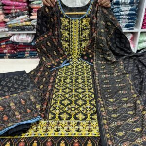 রেডিমেড কটন বুটিক থ্রি পিস