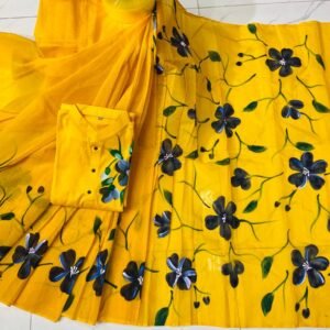 ট্রেডিশনাল হ্যান্ড প্রিন্ট কাপল সেট