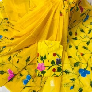 ট্রেডিশনাল হ্যান্ড প্রিন্ট কাপল সেট