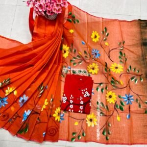 ট্রেডিশনাল হ্যান্ড প্রিন্ট কাপল সেট