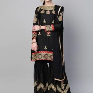 এমব্রয়ডারি শারারা ড্রেস