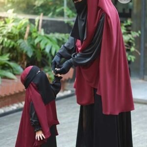 মা মেয়ে বোরকা সেট