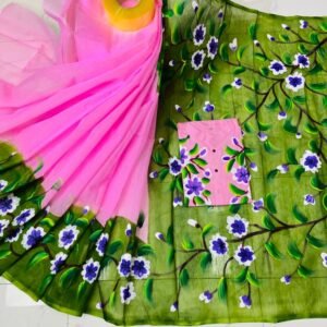 এক্সক্লুসিভ ট্রেডিশনাল হ্যান্ড প্রিন্ট কাপল সেট