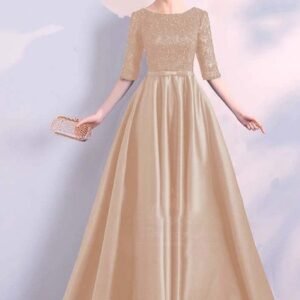 সিল্ক কাপড়ের পার্টি গাউন