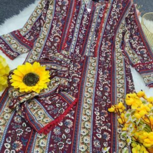 হাই কোয়ালিটির সাদা বাহার এর টু পিস কালেকশন 🌻