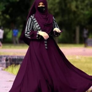 🖤স্টেপ গাউন বোরকা🖤(ফুলসেট)