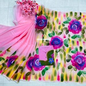 এক্সক্লুসিভ ট্রেডিশনাল হ্যান্ড প্রিন্ট কাপল সেট