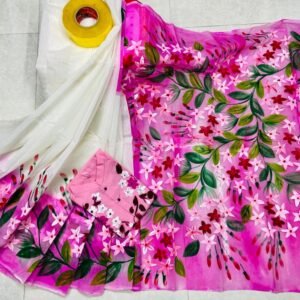 এক্সক্লুসিভ ট্রেডিশনাল হ্যান্ড প্রিন্ট কাপল সেট