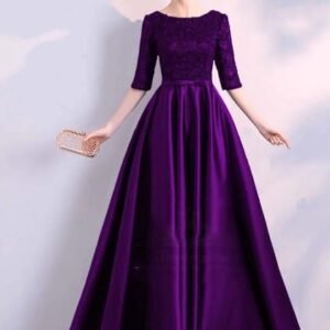 সিল্ক কাপড়ের পার্টি গাউন