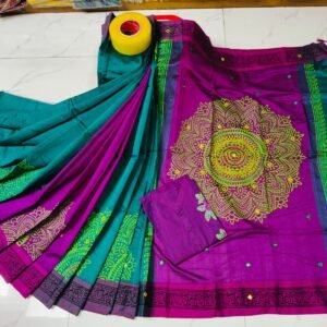 টাঙ্গাইল ধুপিয়ান সিল্ক শাড়ি পাঞ্জাবির কাপল ড্রেস