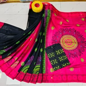 টাঙ্গাইল ধুপিয়ান সিল্ক শাড়ি পাঞ্জাবির কাপল ড্রেস