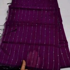 স্টাইলিশ চুমকি শাড়ি