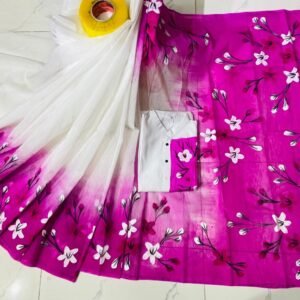 এক্সক্লুসিভ ট্রেডিশনাল হ্যান্ড প্রিন্ট কাপল সেট