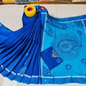 টাঙ্গাইল ধুপিয়ান সিল্ক শাড়ি পাঞ্জাবির কাপল ড্রেস