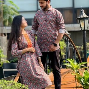 ​💞 প্রিমিয়াম কোয়ালিটি ম্যাচিং কাপল সেট (রেডিমেড) 💞