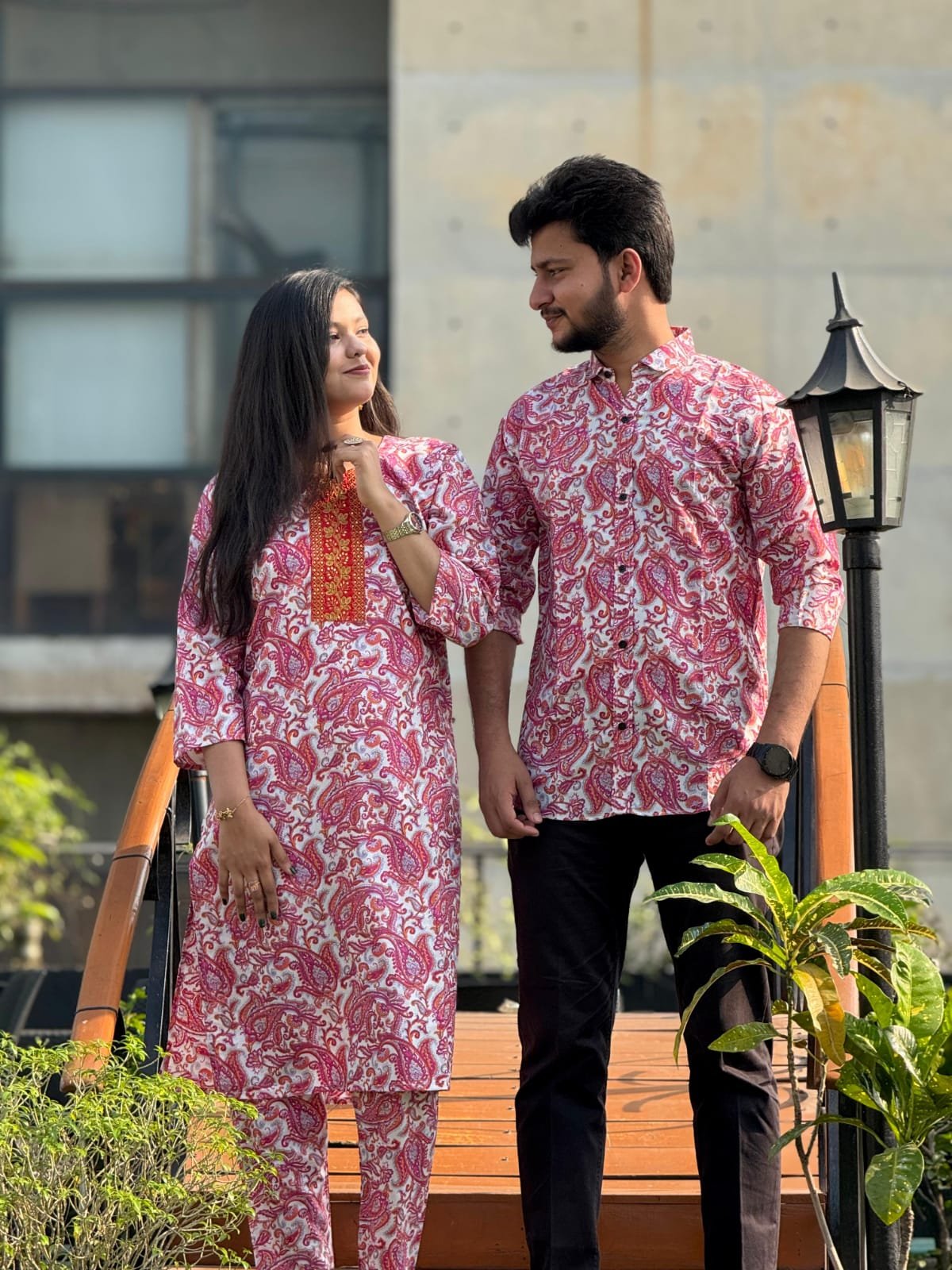 💞 প্রিমিয়াম কোয়ালিটি ম্যাচিং কাপল সেট (রেডিমেড) 💞