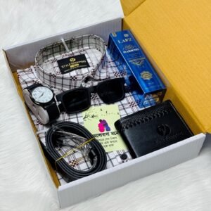 প্রিমিয়াম চেক শার্ট কম্বো সেট (৮-ইন-১)