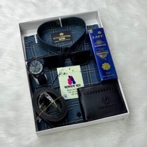 প্রিমিয়াম চেক শার্ট কম্বো সেট (৮-ইন-১)