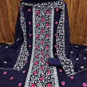 প্রিমিয়াম জর্জেট সিকোয়েন্স এমব্রয়ডারি সালোয়ার কামিজ