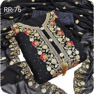 Embroidary Georjet Three Piece