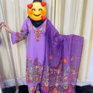 🌸 প্রিমিয়াম দুবাই সফট সিল্ক থ্রি-পিস 🌸