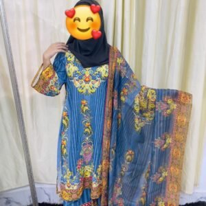 ​🌸 প্রিমিয়াম দুবাই সফট সিল্ক থ্রি-পিস 🌸