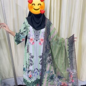 🌸 প্রিমিয়াম দুবাই সফট সিল্ক থ্রি-পিস 🌸