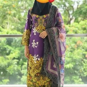 ​🌸 প্রিমিয়াম দুবাই সফট সিল্ক থ্রি-পিস 🌸