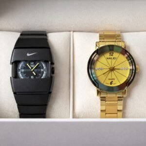 স্টাইলিশ কাপল ওয়াচ সেট