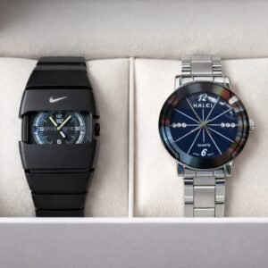 স্টাইলিশ কাপল ওয়াচ সেট